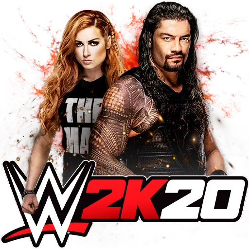 تحميل لعبة مصارعة WWE 2K20 مهكرة للأندرويد APK من ميديا فاير