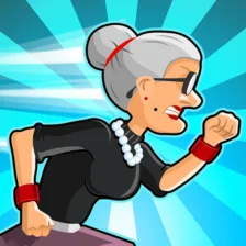 تحميل لعبة Angry Gran Run مهكرة 2026 للأندرويد APK مجاناً